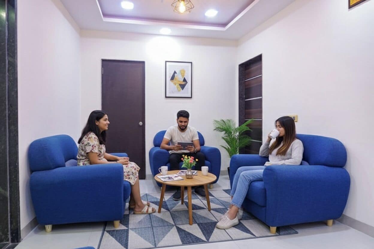 Sitzecke in der Lobby