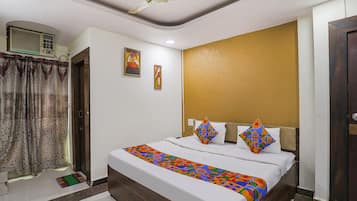 Phòng Deluxe, 1 giường đôi | Bộ trải giường bằng vải cotton Ai Cập, bộ đồ giường cao cấp