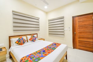 Luxe suite, 1 queensize bed | Lakens van Egyptisch katoen, luxe beddengoed, een kluis op de kamer