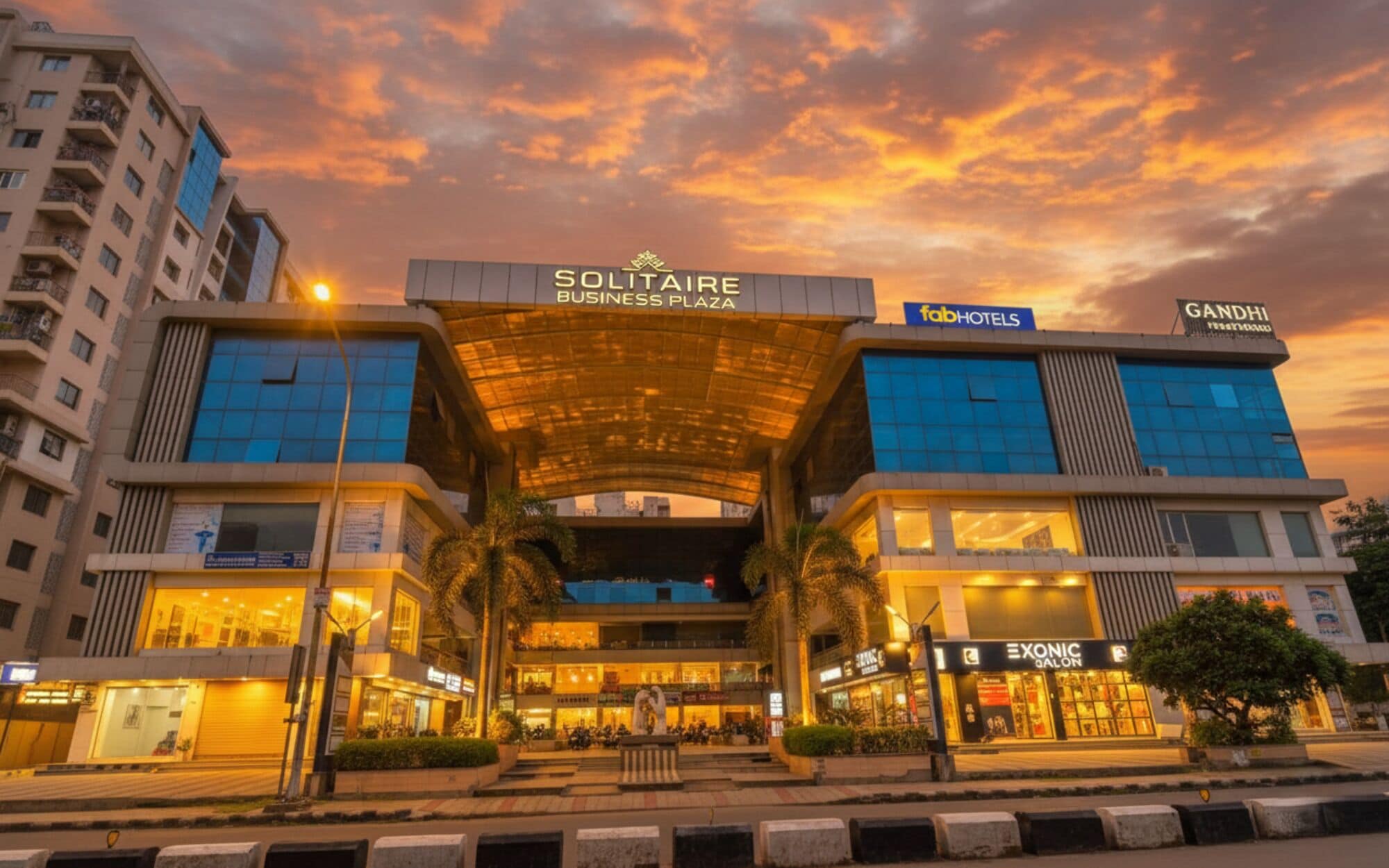 Entrée de l’hébergement