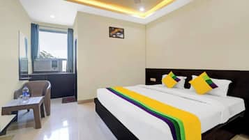 Familierom | Safe på rommet, skrivebord, lydisolert og wi-fi (inkludert)