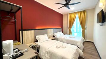 1 kamar tidur, meja kerja, ruang kerja ramah laptop, dan Wi-Fi gratis