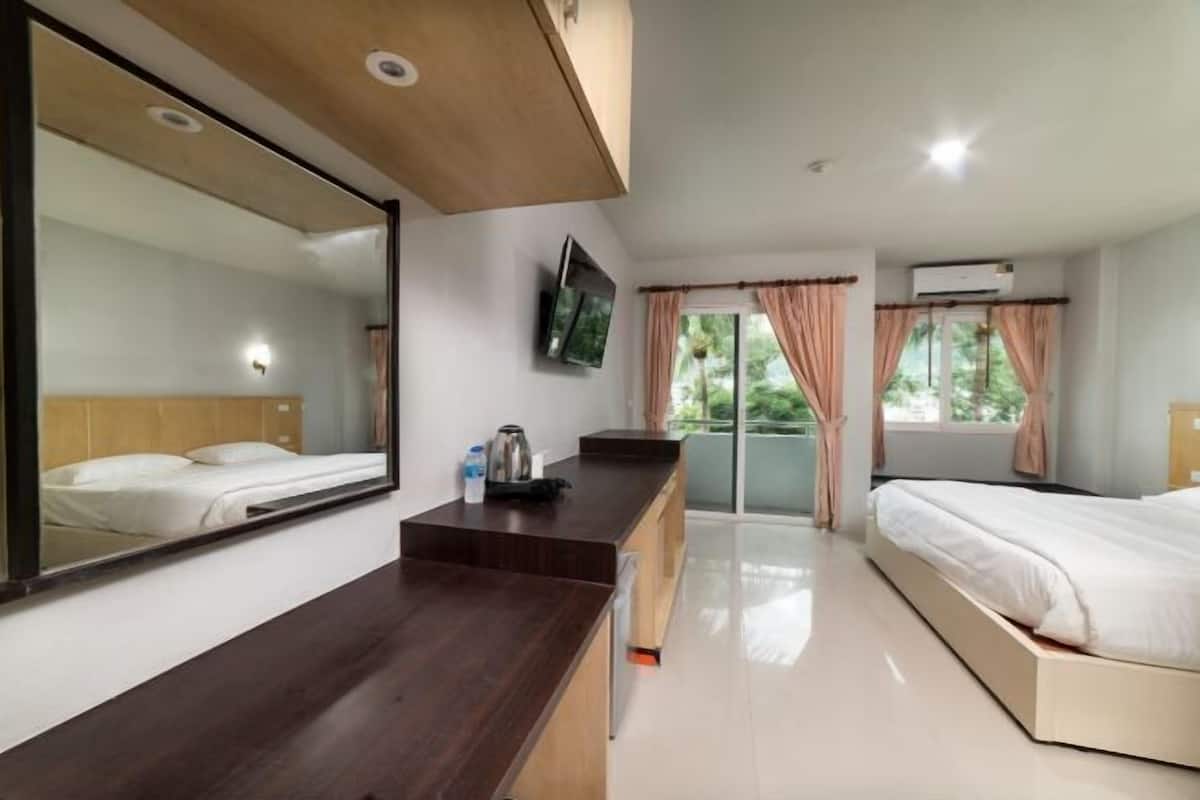 In-room safe, desk, laptop workspace, blackout curtains