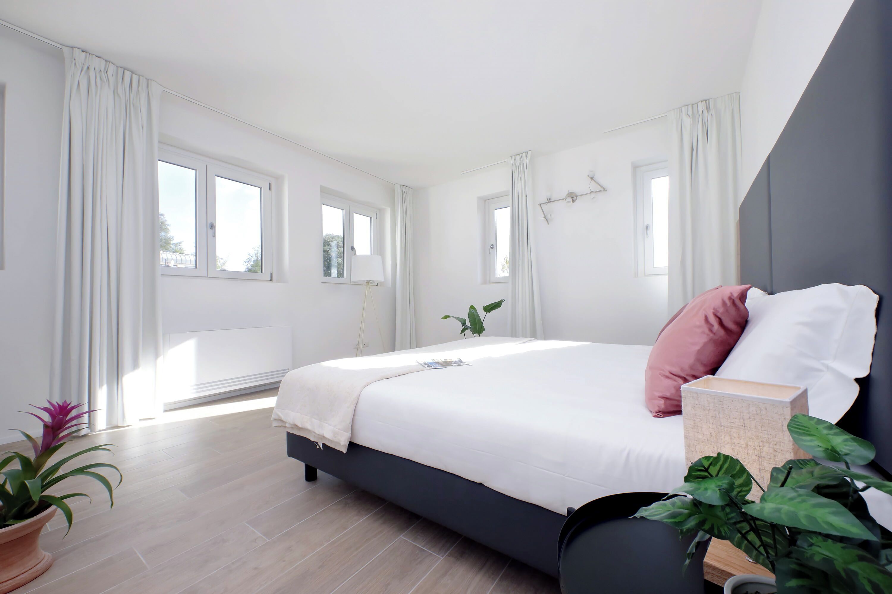 Premium bedding, free WiFi, bed sheets