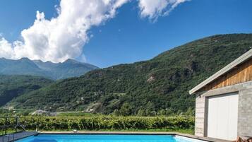 Una piscina riscaldata