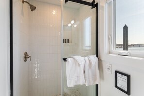 Hair dryer, towels