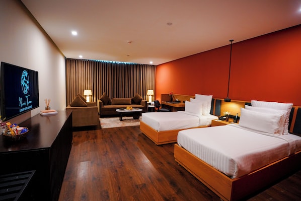 Executive Twin kamer | 1 slaapkamer, een kluis op de kamer, individueel gedecoreerd