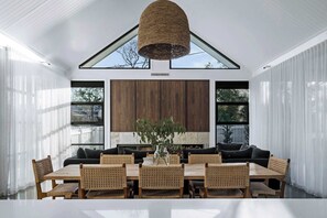 Dining - Maple on Edward, Berry - by Linnaeus Collection (Berry)