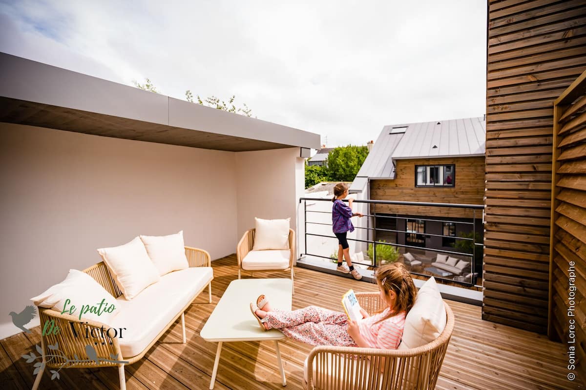 Familierom, 2 soverom, tekjøkken | Blendingsgardiner, strykejern/-brett, wi-fi (inkludert) og sengetøy