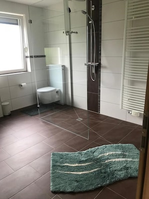 Towels, soap, toilet paper