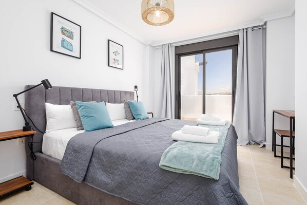 1 soverom, strykejern/-brett, wi-fi og sengetøy