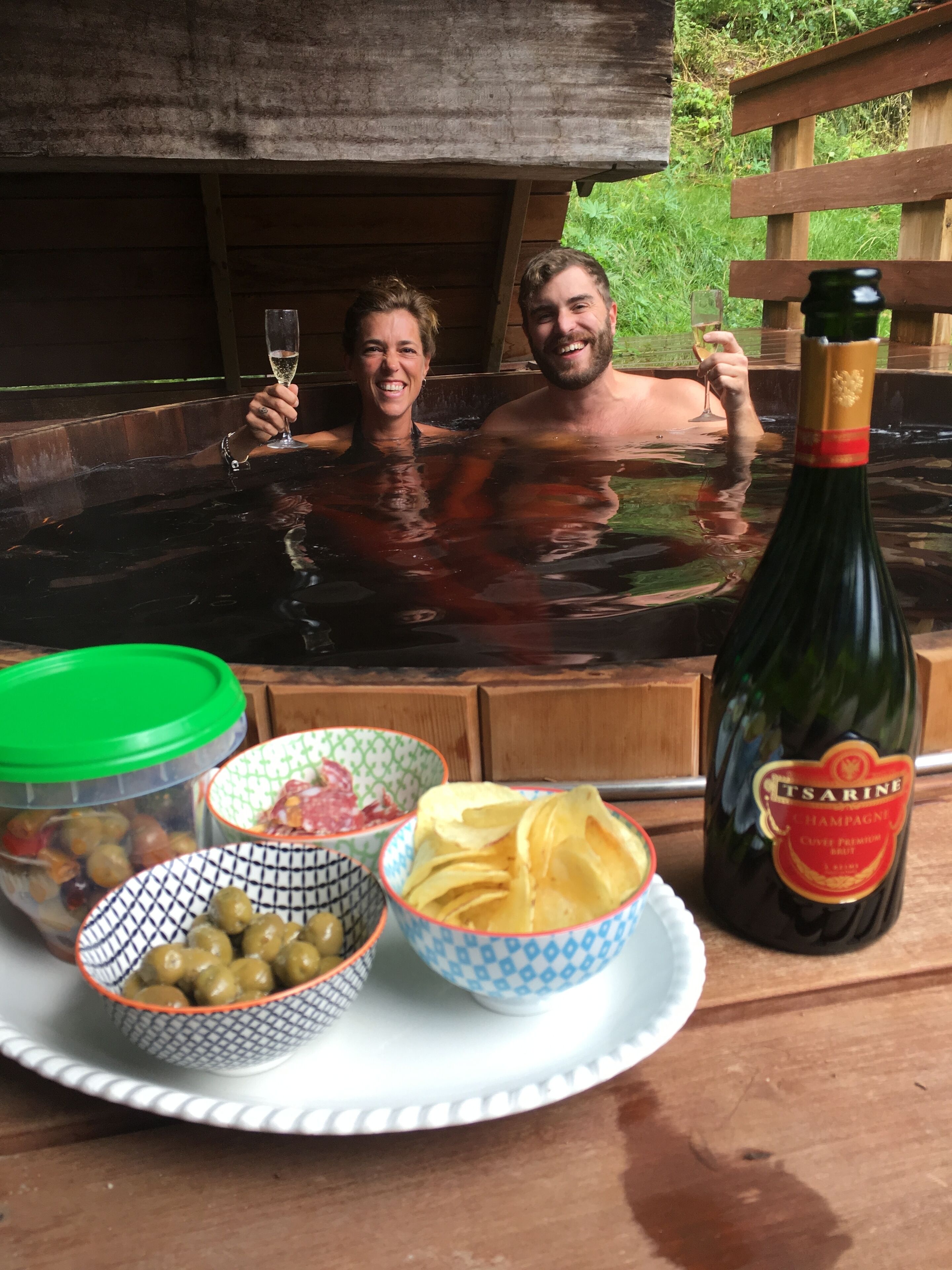 Bain à remous extérieur
