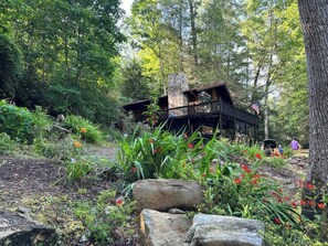 Property grounds - At the End of the Road. Toccoa River Front (Fannin County)