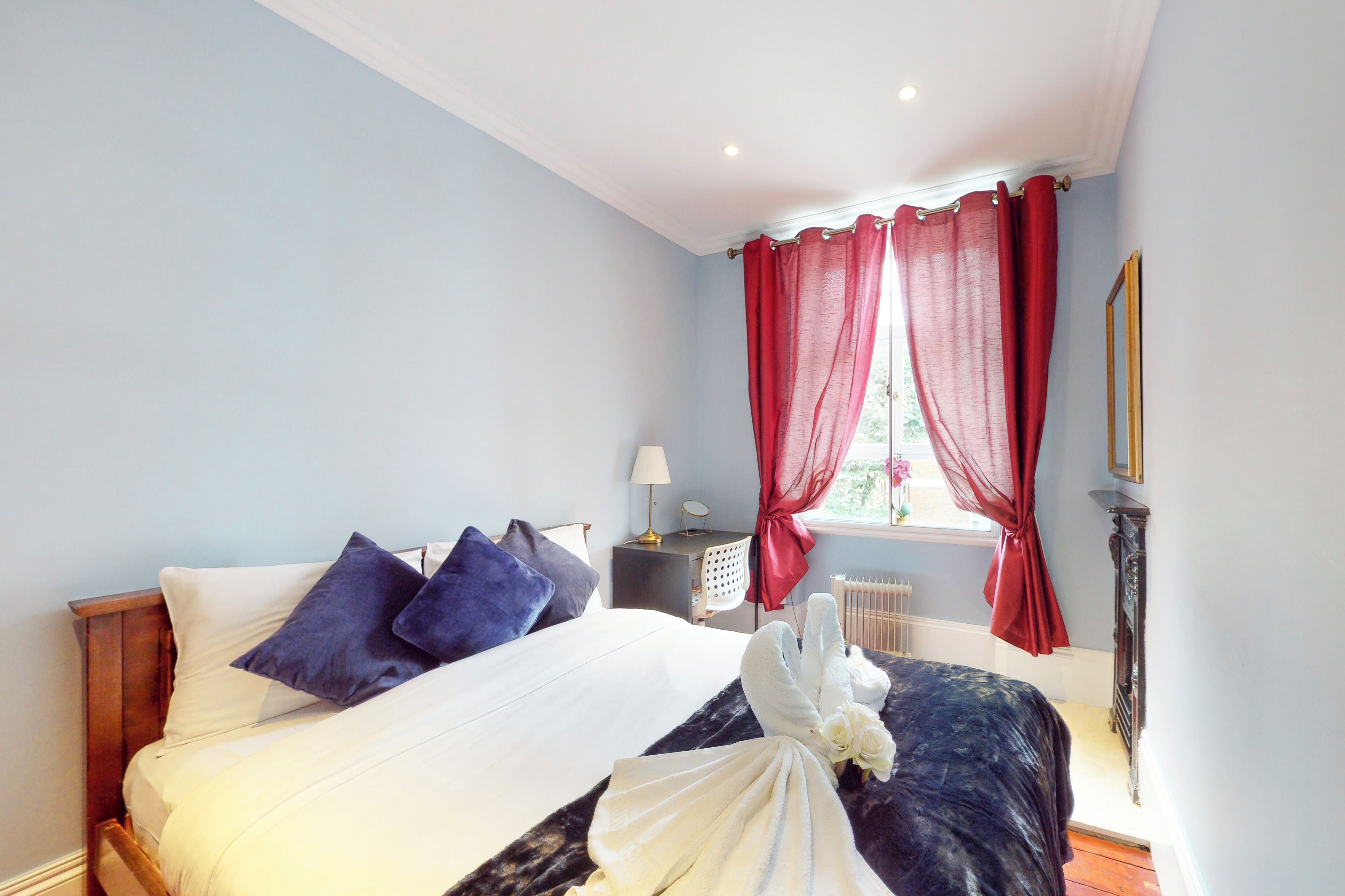 1 bedroom, iron/ironing board, bed sheets
