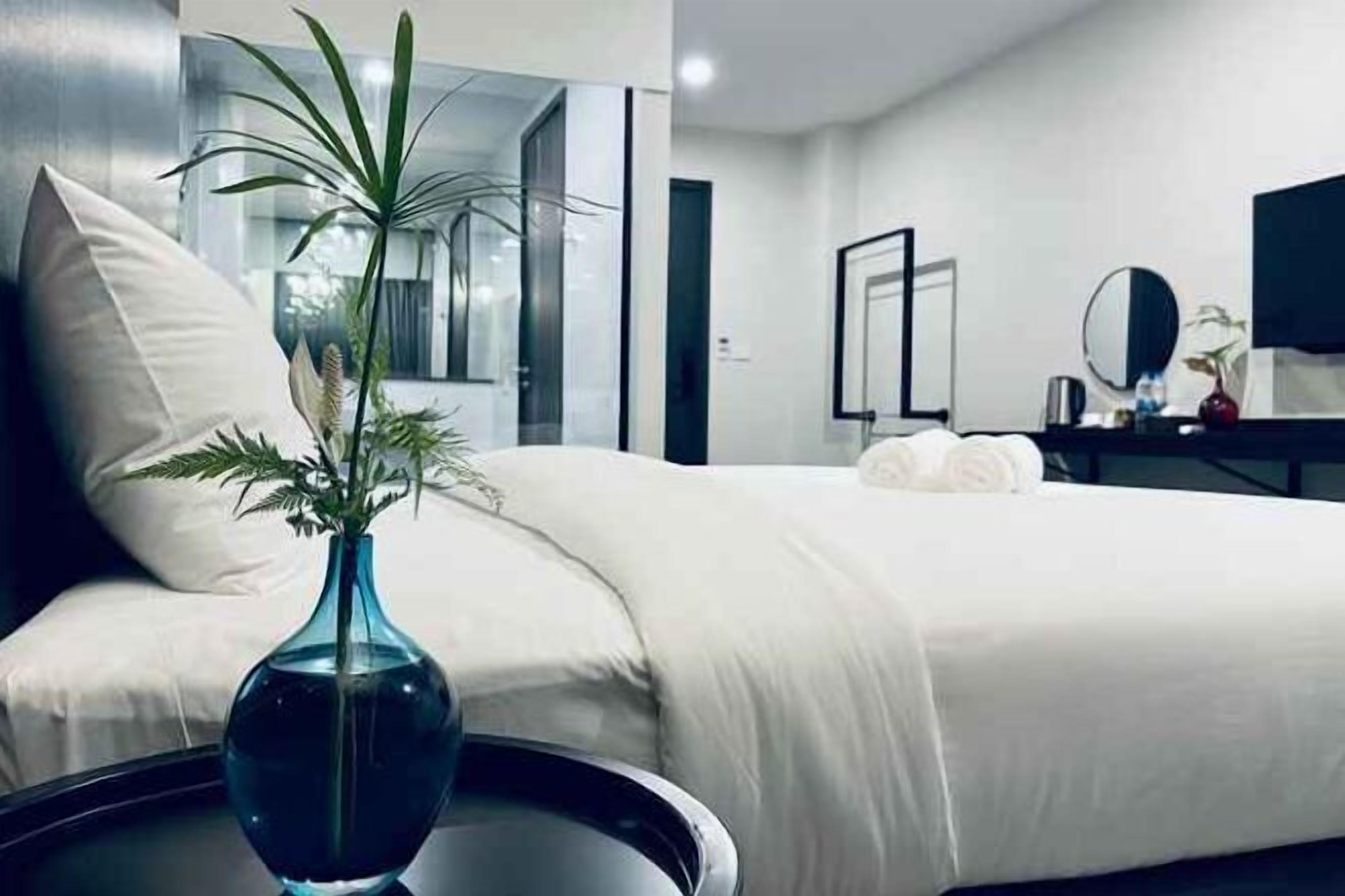 Individually decorated, desk, laptop workspace, free WiFi