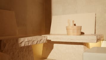 Salas de tratamiento para parejas, sauna y baño de vapor