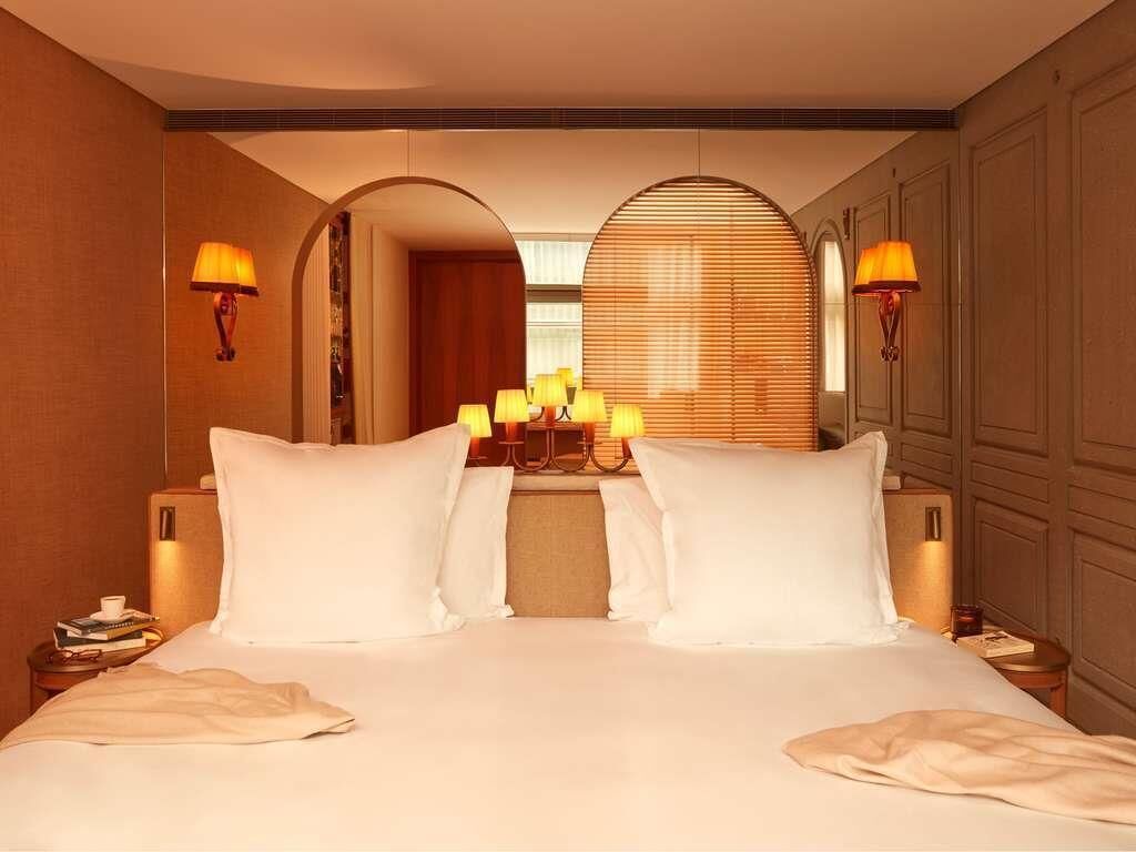 Habitación Signature, 1 cama de matrimonio grande, en la zona del patio (Panoramic Windows) | Ropa de cama de alta calidad, colchones con acolchado adicional, minibar