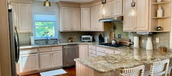 Retreat to Martha's Vineyard with a Private Pool & Outdoor Living in Oak Bluffs
