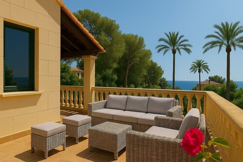 Apartamento con vistas al mar y gran terraza