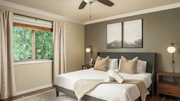 4 bedrooms, travel crib, free WiFi, bed sheets