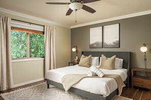 4 habitaciones, cuna de viaje, wifi gratis y ropa de cama 