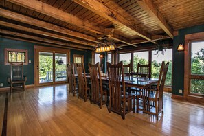 Dining - Peace and solitude await you at Moon Valley Lodge in rural Jo Daviess County IL
(Scales Mound)