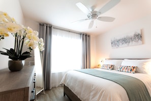 2 chambres, fer et planche Ă repasser, Wi-Fi gratuit, draps fournis