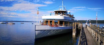 Charming semi-detached house in Diessen at Lake Ammersee with two terraces