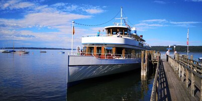 Charming semi-detached house in Diessen at Lake Ammersee with two terraces