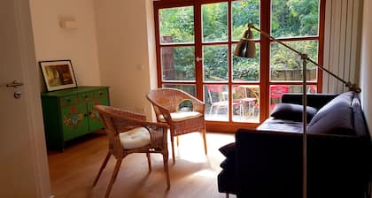 Charming semi-detached house in Diessen at Lake Ammersee with two terraces