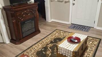 Smart TV, fireplace, offices