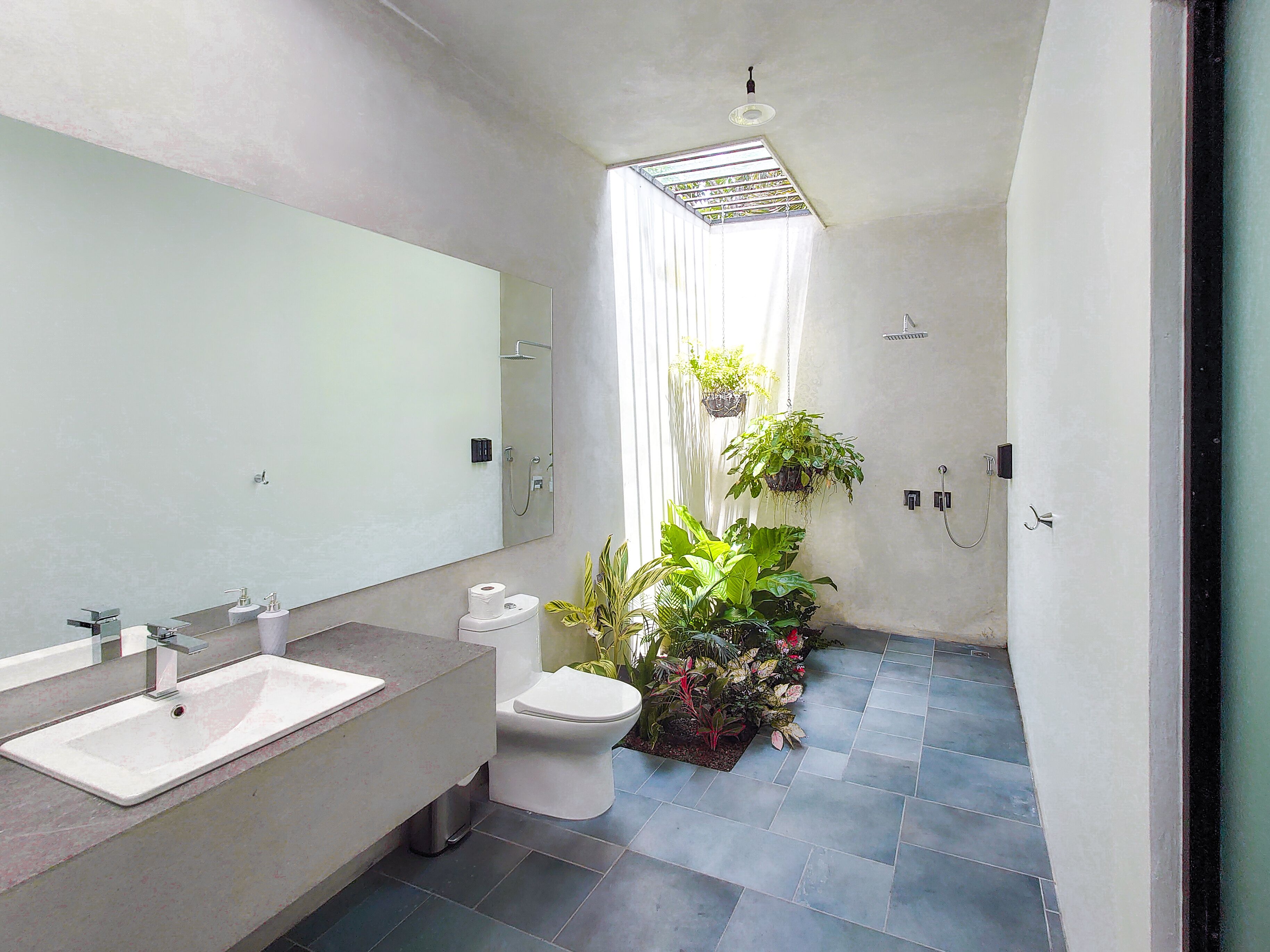 Towels, soap, shampoo, toilet paper