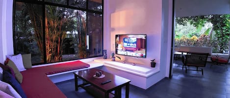 Smart-tv och böcker
