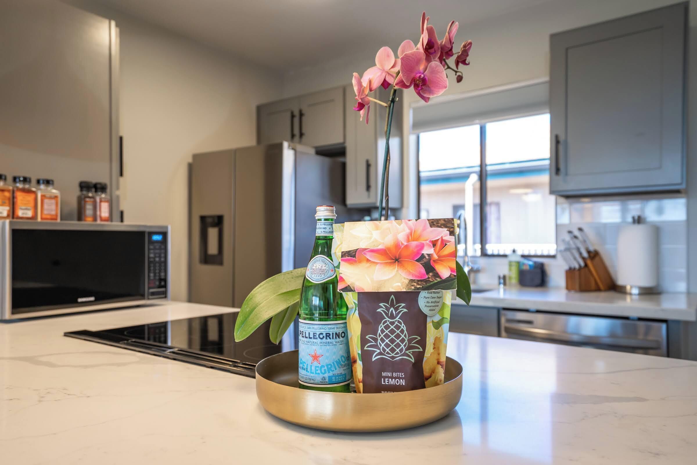 Luxury Condo | Living area | 90-inch Smart TV with digital channels, Hulu, streaming services