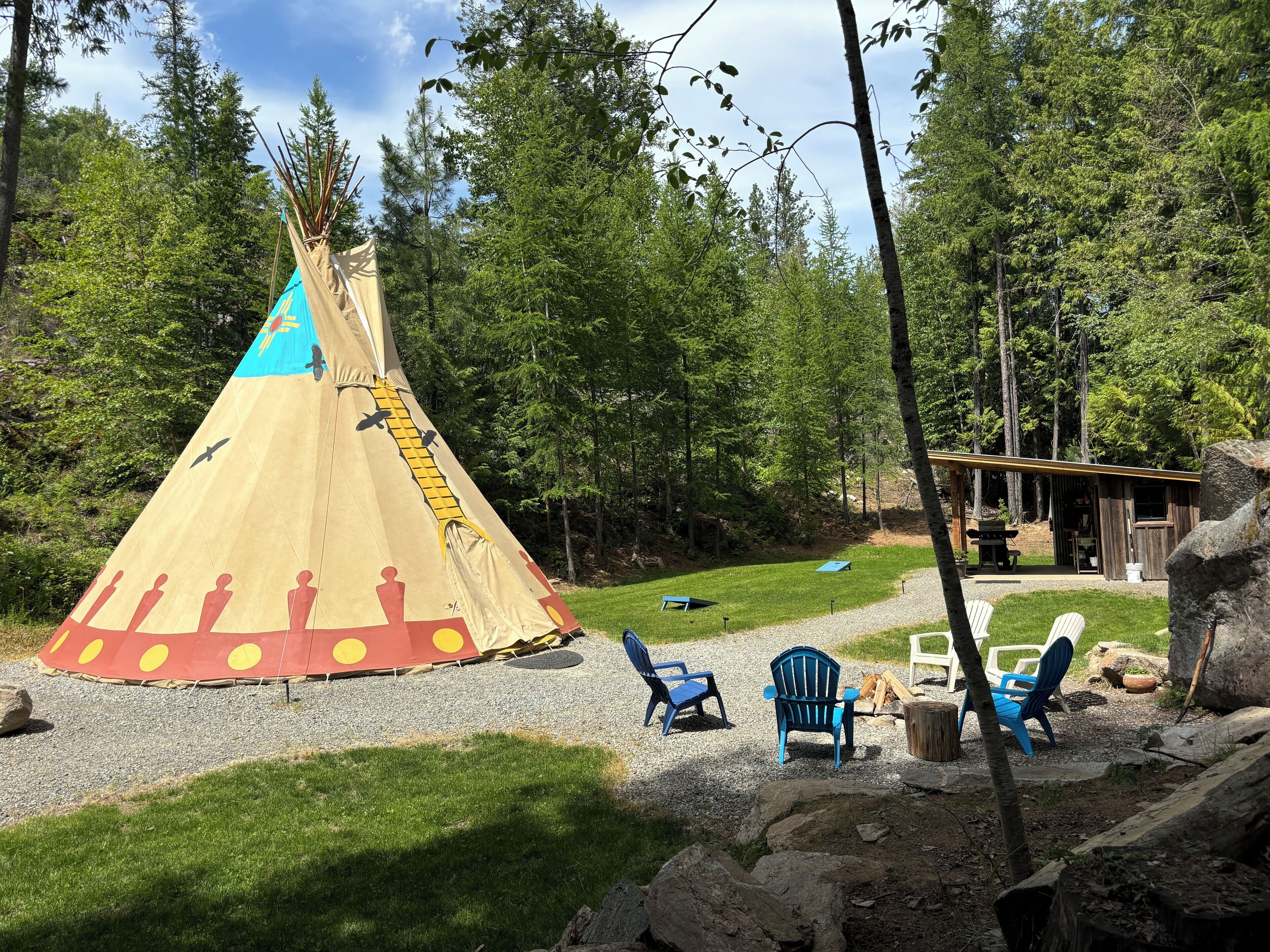 Enceinte de l’hébergement