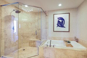 Towels, soap, shampoo, toilet paper