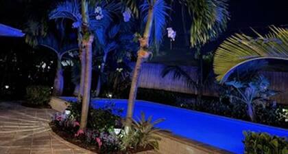 Tropical Paradise Home Steps to Beach Heated Pool Game Rm Singer Island Retreat!