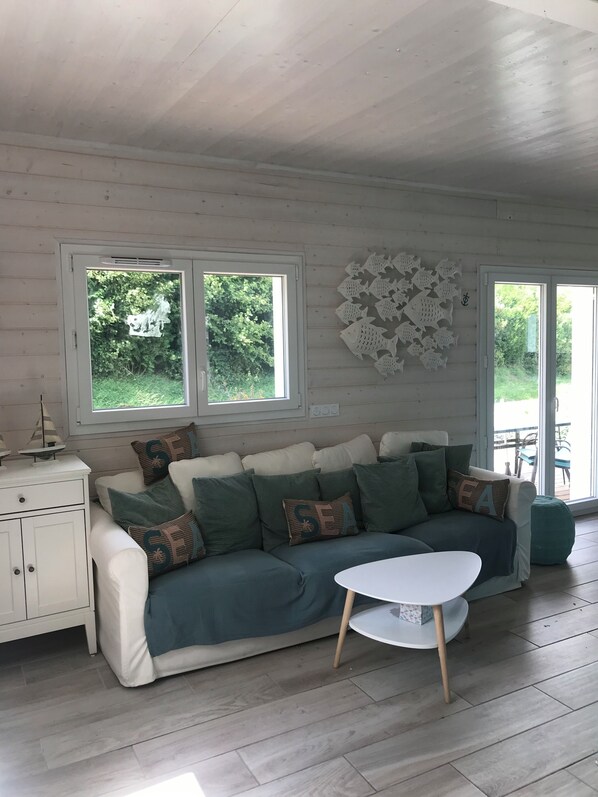 TV connectée, cheminée