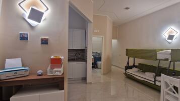 Condo familiar, cocina | 2 habitaciones, ropa de cama de alta calidad y edredón