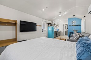 1 soverom, strykejern/-brett, wi-fi og sengetøy