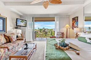 TV - Ocean View steps from beach, dining, shopping 718 (Lahaina)