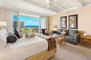 Een strijkplank/strijkijzer, gratis wifi, beddengoed