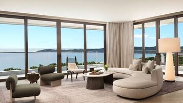 Panoramic Suite, 1 Single Bed, Ocean View (Panoramic) | Down duvets, free minibar, in-room safe, blackout curtains