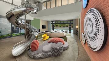 Kamar Eksklusif, Beberapa Tempat Tidur (Shanhai) | Minibar gratis, brankas, tirai kedap cahaya, dan kedap suara