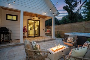 Terrace/patio - Boho Beach House-Walk to Butler Beach (St. Augustine)