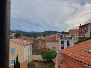 Blick von der Unterkunft