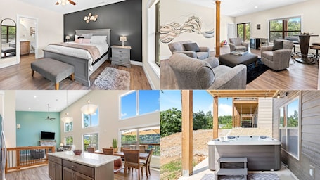 5 bedrooms, iron/ironing board, travel crib, free WiFi. Hook, Wine, and Sinker