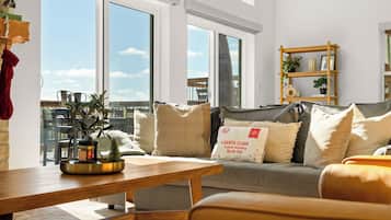 Smart TV, chimenea, videojuegos y libros