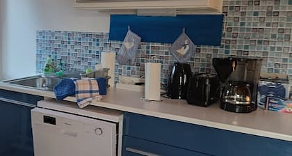 Gemütliche Ferienwohnung mit Weitsicht und Wellness-Oase inmitten der Natur