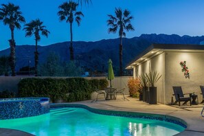 Outdoor pool, a heated pool - Resort Style Retreat in Palm Springs (Palm Springs)